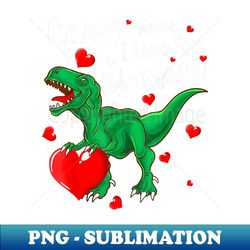 Rawr Means I Love You In Dinosaur Valentines Day Boys - Sublimation-Ready PNG File - Vibrant and Eye-Catching Typography