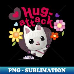DreamWorks Gabby's Dollhouse Valentine's Day Pandy Paws - Elegant Sublimation PNG Download - Boost Your Success with this Inspirational PNG Download