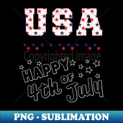 July 4th - Unique Sublimation PNG Download - Perfect for Sublimation Art