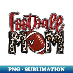 Football Mom Leopard - PNG Transparent Sublimation File - Perfect for Sublimation Mastery