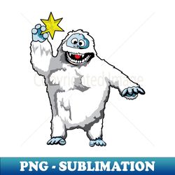 Abominable Snow Monster Bumble - Creative Sublimation PNG Download - Capture Imagination with Every Detail
