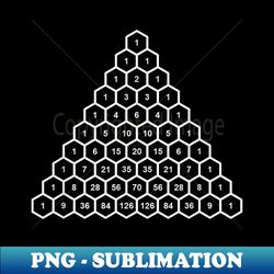 Pascal's Triangle Math - PNG Transparent Sublimation File - Bold & Eye-catching