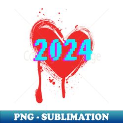 2024 - Gamers - Celebration - New Years - Birthday - Vintage Sublimation PNG Download - Perfect for Personalization