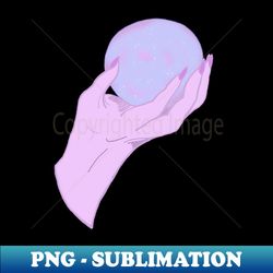 crystal ball - png transparent sublimation design - bring your designs to life