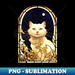 Galaxy Cat II - PNG Transparent Digital Download File for Sublimation - Instantly Transform Your Sublimation Projects