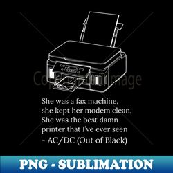 fax machine - png transparent sublimation file - transform your sublimation creations