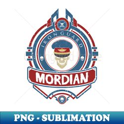 MORDIAN - CREST EDITION - Artistic Sublimation Digital File - Bold & Eye-catching