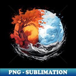 Elements of Nature - Creative Sublimation PNG Download - Perfect for Creative Projects