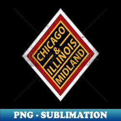 Vintage Chicago and Illinois Midland Railway - Professional Sublimation Digital Download - Add a Festive Touch to Every Day