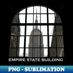 Empire State Building from NYPL - Premium PNG Sublimation File - Bold & Eye-catching