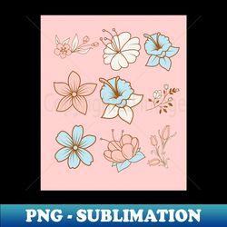 Blooming Beauty - Instant Sublimation Digital Download - Perfect for Creative Projects