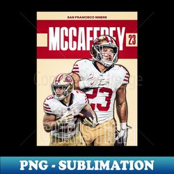 Christian McCaffrey N-23 - Instant Sublimation Digital Download - Spice Up Your Sublimation Projects