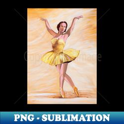 A Ballerina Star - Premium PNG Sublimation File - Enhance Your Apparel with Stunning Detail