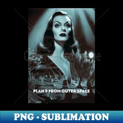 Plan 9 from Outer Space 1959 - Exclusive PNG Sublimation Download - Unleash Your Creativity
