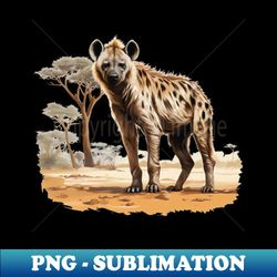 Spotted Hyena - PNG Sublimation Digital Download - Unlock Vibrant Sublimation Designs