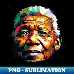 nelson mandela - Retro PNG Sublimation Digital Download - Fashionable and Fearless