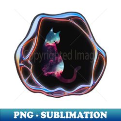 Galaxy Cat - PNG Transparent Sublimation File - Revolutionize Your Designs