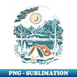 The Blue Night - Unique Sublimation PNG Download - Perfect for Creative Projects