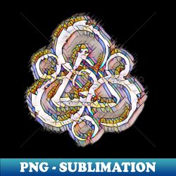 Mosaic Keywork - Vintage Sublimation PNG Download - Instantly Transform Your Sublimation Projects