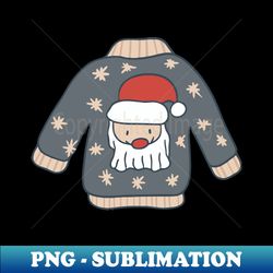 Ugly Christmas sweater - Sublimation-Ready PNG File - Fashionable and Fearless