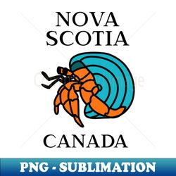 Nova Scotia Hermit Crab - Exclusive PNG Sublimation Download - Enhance Your Apparel with Stunning Detail