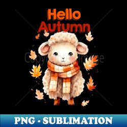 Watercolor Summer Sheep - Signature Sublimation PNG File - Transform Your Sublimation Creations
