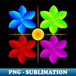 Neo geo flowers - Exclusive PNG Sublimation Download - Perfect for Personalization