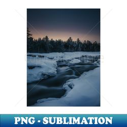 The Quiet Elegance of Pabineau Winter Flow V3 - Aesthetic Sublimation Digital File - Perfect for Sublimation Mastery