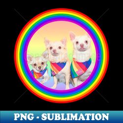 3 chihuahas - Modern Sublimation PNG File - Add a Festive Touch to Every Day