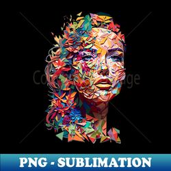 Woman made of Flowers - PNG Sublimation Digital Download - Boost Your Success with this Inspirational PNG Download
