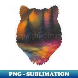 minimal care bear - png transparent sublimation design - perfect for personalization