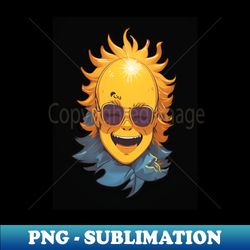 Shiny Sun head - Artistic Sublimation Digital File - Vibrant and Eye-Catching Typography