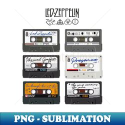 Home Taping Led Zeppelin - Instant Sublimation Digital Download - Unleash Your Inner Rebellion