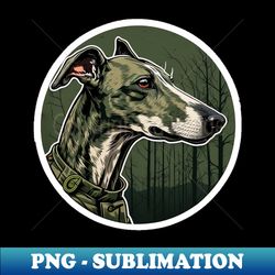 Greyhound Camouflage Motif - Sublimation-Ready PNG File - Create with Confidence