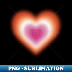 Lesbian blurry heart - Exclusive Sublimation Digital File - Add a Festive Touch to Every Day