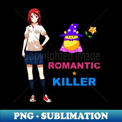 Romantic Killer - Vintage Sublimation PNG Download - Perfect for Sublimation Mastery