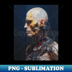 Augmented Human 19 The Usual Suspect - Instant PNG Sublimation Download - Enhance Your Apparel with Stunning Detail