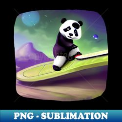 Panda Skatebord on New Planet - Special Edition Sublimation PNG File - Defying the Norms