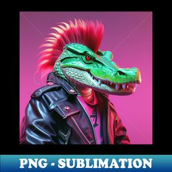 Animals Punk  crocodile - Exclusive Sublimation Digital File - Instantly Transform Your Sublimation Projects