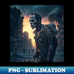 Zombie - PNG Transparent Sublimation Design - Vibrant and Eye-Catching Typography