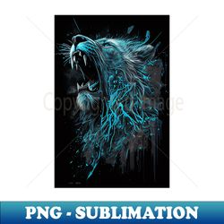 The Roaring Monarch - Instant Sublimation Digital Download - Enhance Your Apparel with Stunning Detail