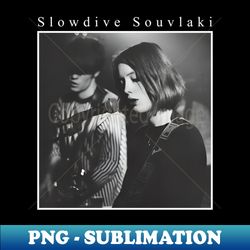 Slowdive Souvlaki 80s 90s Vintage Rock Music Band Tour - Vintage Sublimation PNG Download - Unleash Your Inner Rebellion