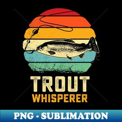 Trout Fishing Brook Brown Rainbow Trout Fish - Sublimation-Ready PNG File - Perfect for Creative Projects