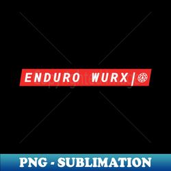 Enduro Wurx Red Line - Sublimation-Ready PNG File - Vibrant and Eye-Catching Typography
