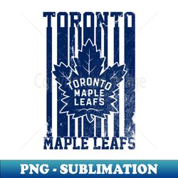 Toronto Maple Leafs Vintage - PNG Transparent Sublimation Design - Bold & Eye-catching