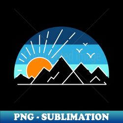 Mountain sunrise - Creative Sublimation PNG Download - Spice Up Your Sublimation Projects