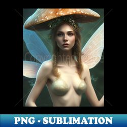 Mushroom Fairy - High-Quality PNG Sublimation Download - Vibrant and Eye-Catching Typography