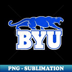 BYU - Artistic Sublimation Digital File - Vibrant and Eye-Catching Typography
