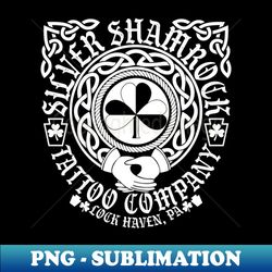 2k23 Silver Shamrock Tattoo Company  St Paddys Special - Premium PNG Sublimation File - Capture Imagination with Every Detail