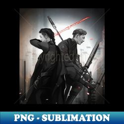 Sniper and Knight - Artistic Sublimation Digital File - Instantly Transform Your Sublimation Projects
